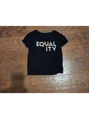Takepride Equality Black T-Shirt for Kids Size 3T